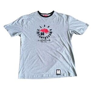 Clark Atlanta University T-Shirt Men's Size 3XL Gray Panthers Embroidered Y2K